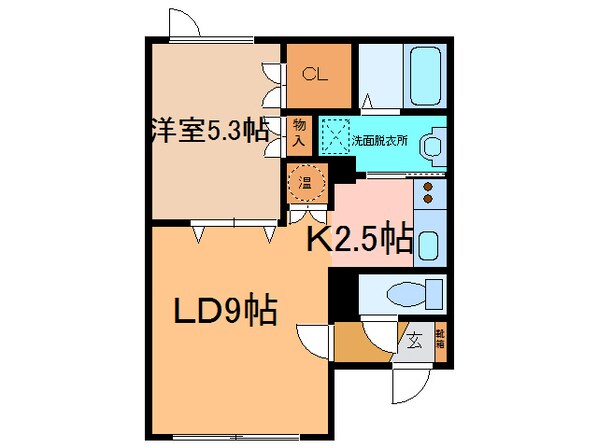 ﾊｲﾑ194の物件間取画像